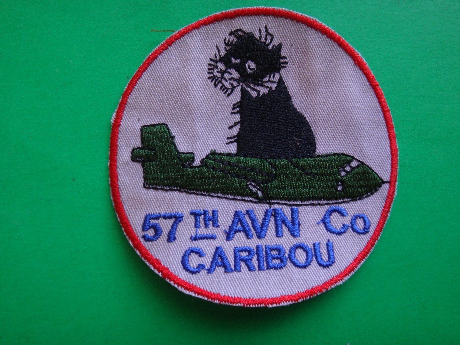 US Army 57th Aviation Company CARIBOU Patch From Vietnam War Era