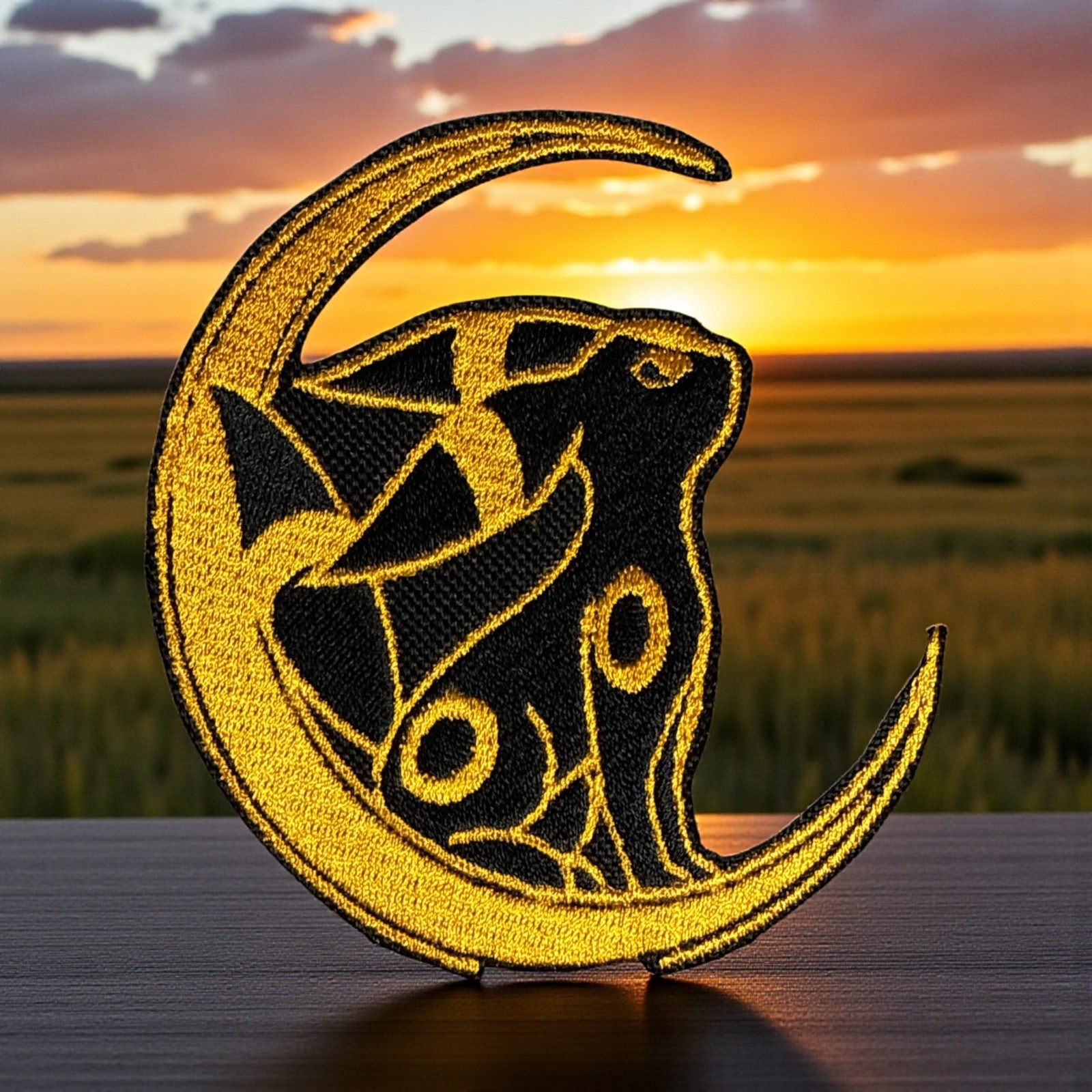 Umbreon Moon Embroidery Patch 4.03" X 3.67"