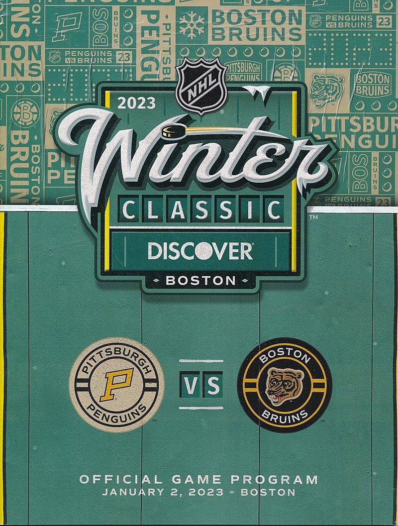 2023 NHL Winter Classic Program - Pittsburgh vs Boston  - New - Shipped in a Box
