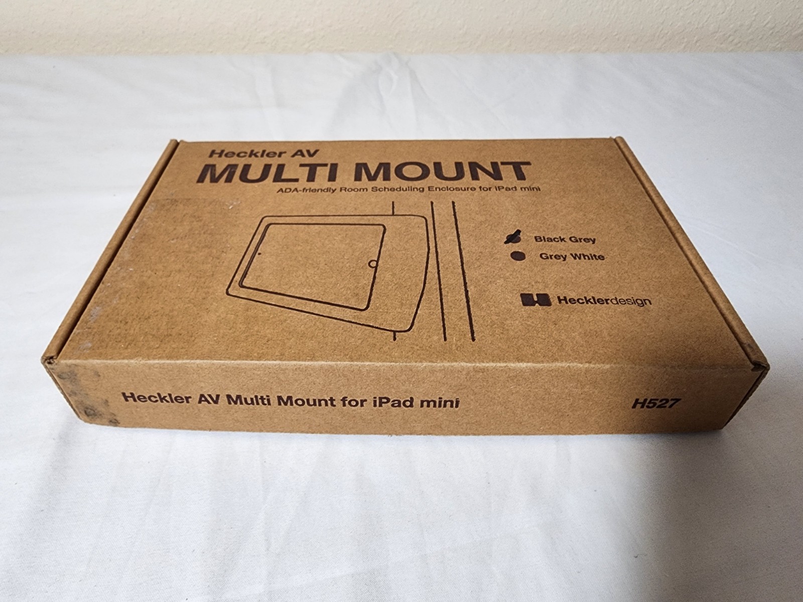 Heckler AV Multi Mount for iPad Mini H527 Black Grey NEW Open box