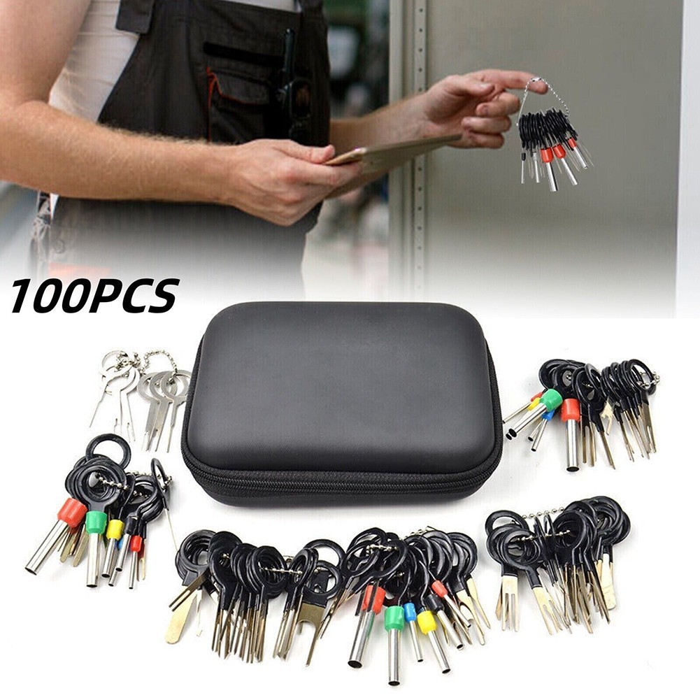 Quick and Efficient Auto Terminal Remover with 100Pc Pin Ejector Wire Kit
