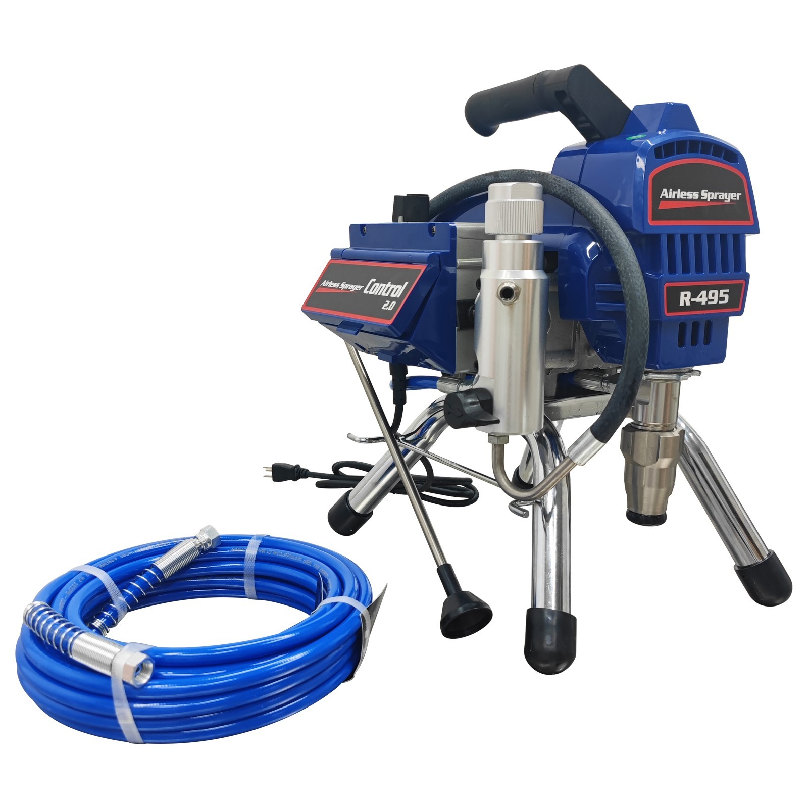 Portable Electric Airless Sprayer w/Spray Gun Mortar Sprayer MaxFlow 0.66Gal/Min