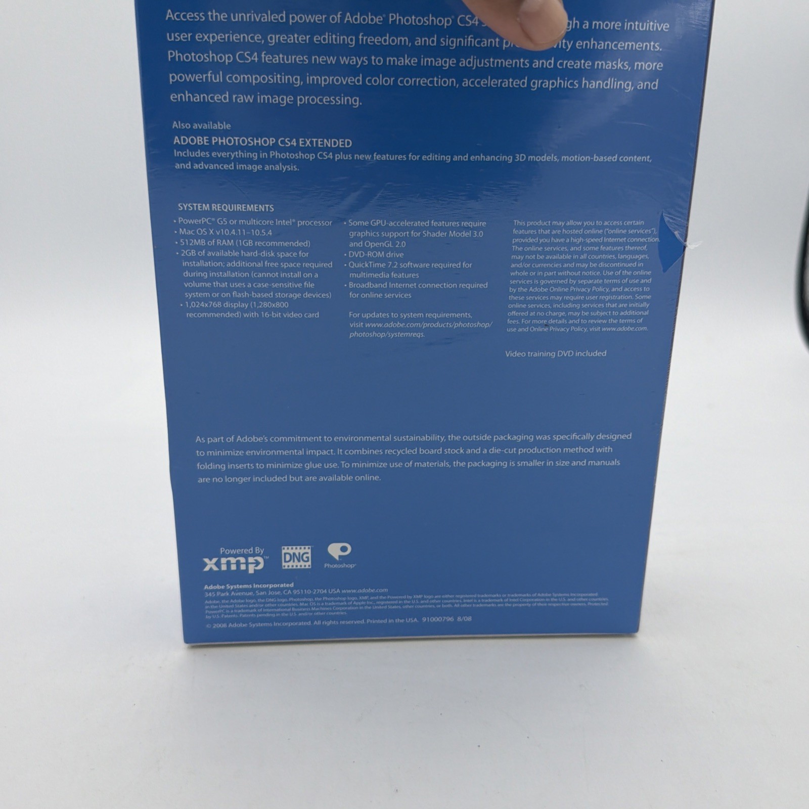 Adobe Photoshop CS4 Mac OS RET Factory Sealed Full Retail Version