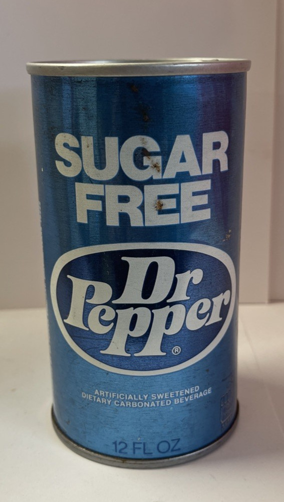 RARE Sugar Free Dr. Pepper Soda pull tab- UNOPENED- EMPTY