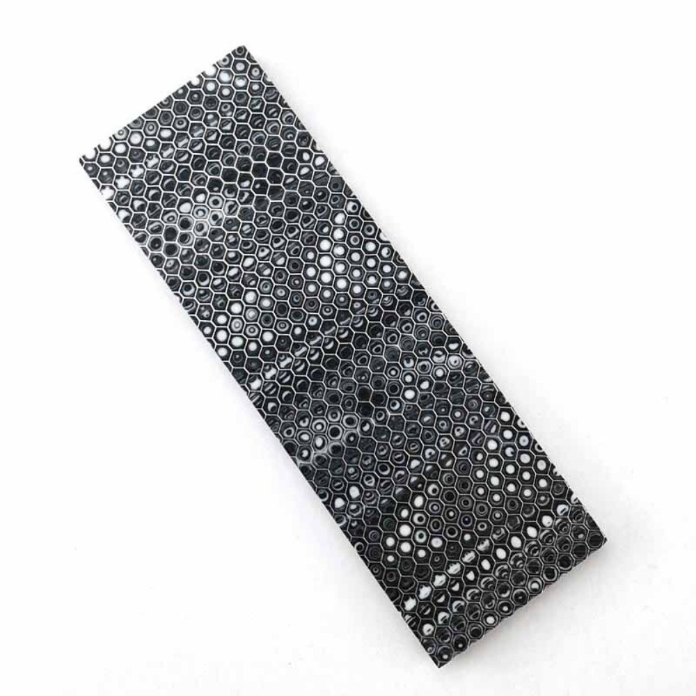C-Tek Knife Handle Scales Blank Plate Resin Making Material Honeycomb Pattern