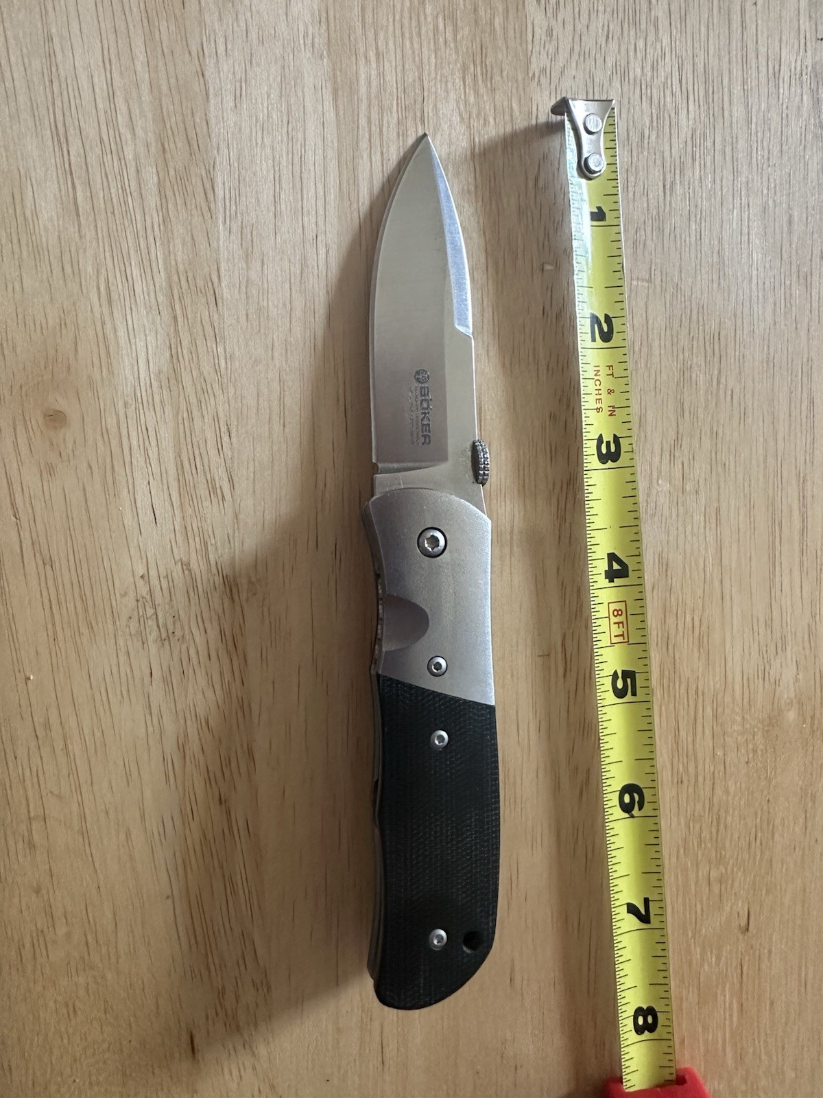 Boker SD2 Liner lock Folder Micarta Titanium Discontinued