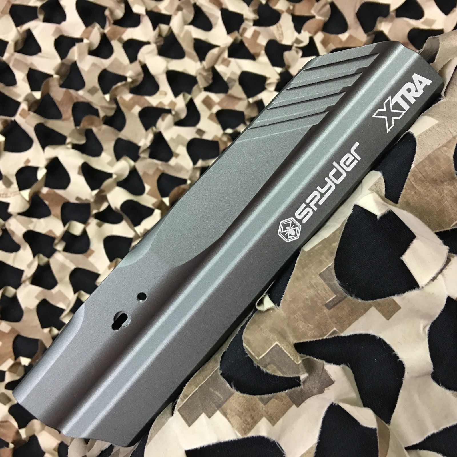 NEW Kingman Spyder Xtra Receiver 12 Body - Dust Silver Grey (REC083)