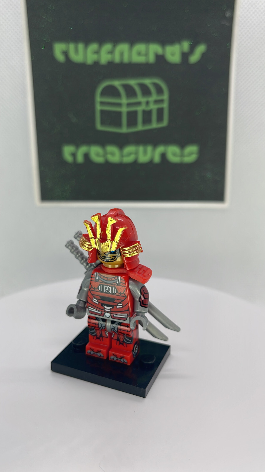 Custom PAD Printed TRANSFORMERS DRIFT (RED SAMURAI) Minifigure