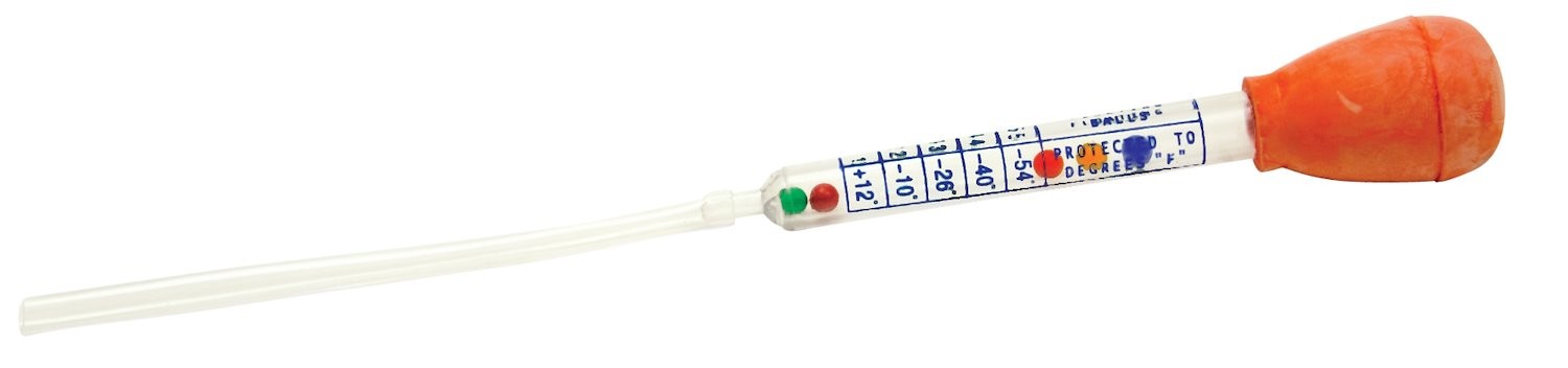 W1655C Coolant and Antifreeze Tester Color coded for easy readings