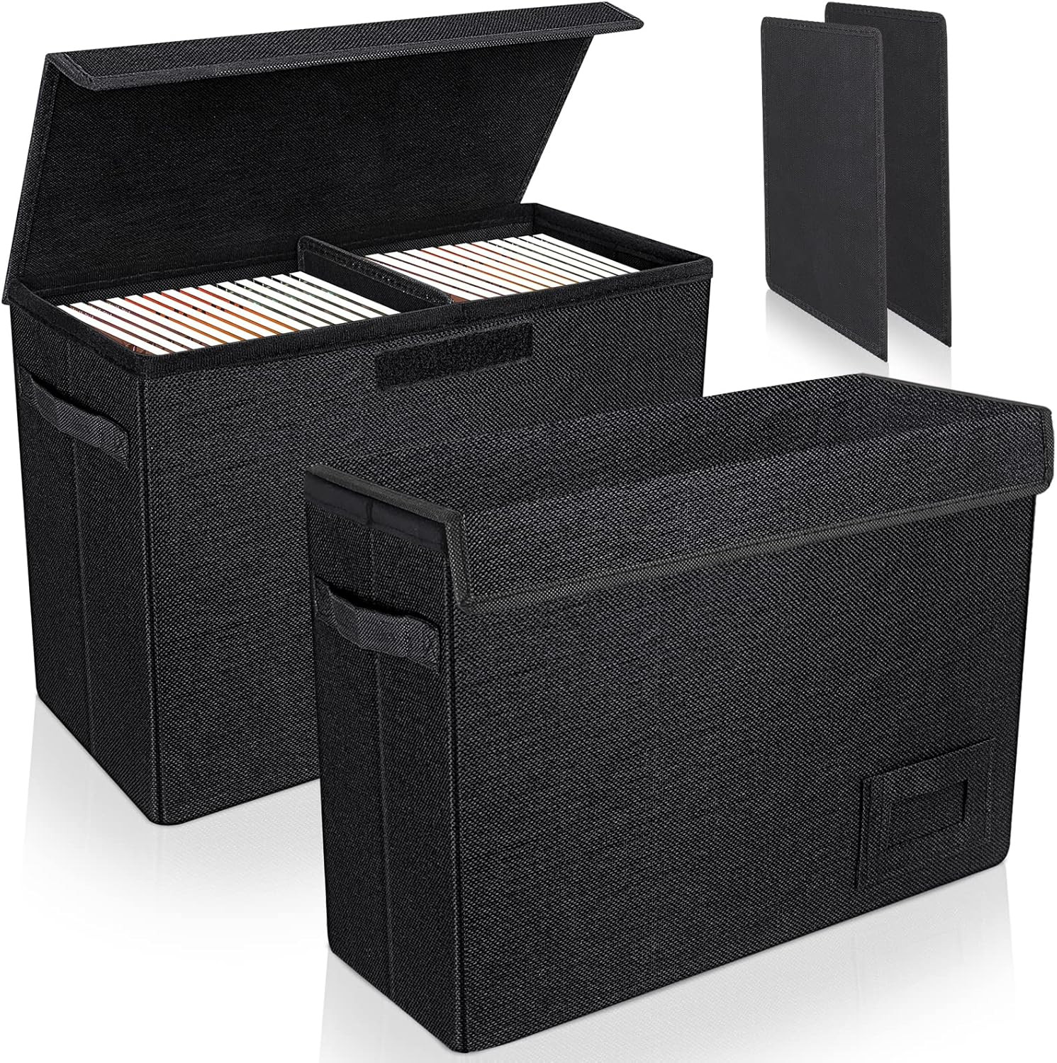 Collapsible Comic Storage Box Holds 150 Bagged Boarded Comics Portable Bin