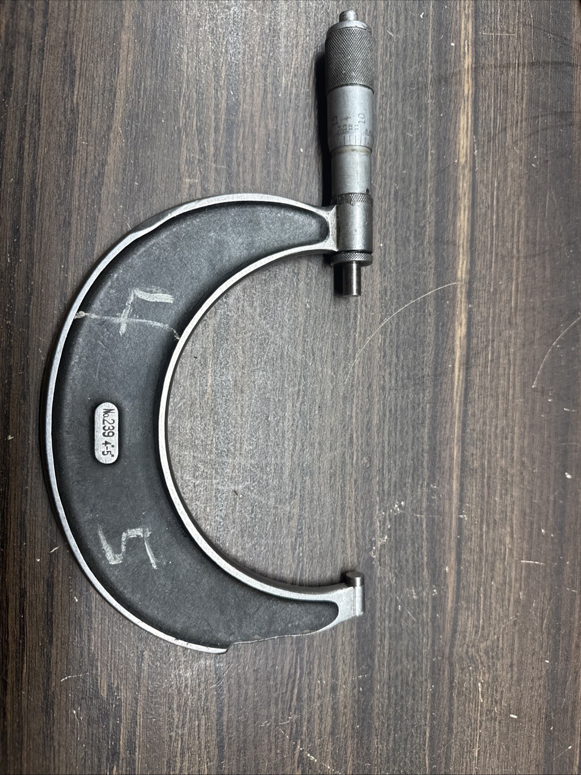 Starrett #239 4-5" Micrometer  READ