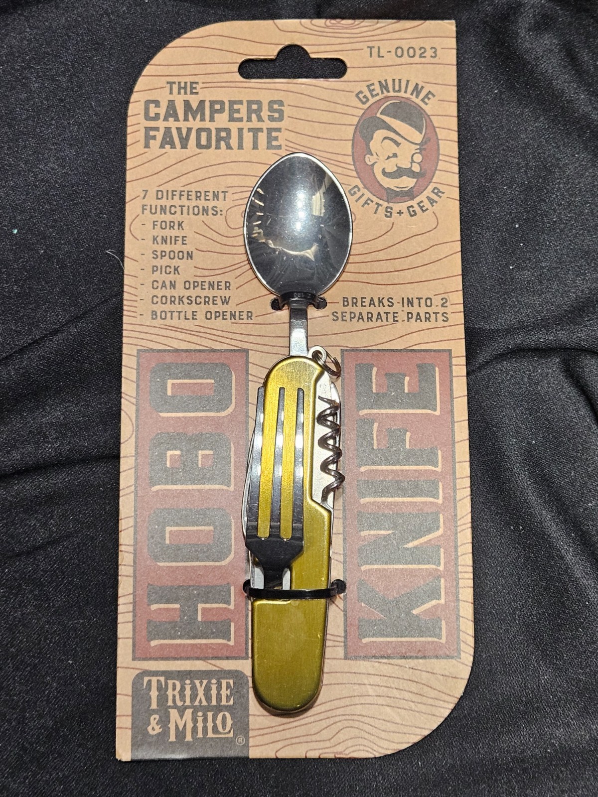 Trixie & Milo Hobo Knife Multi-Tool – New in Package – Camping / Hiking Utensil