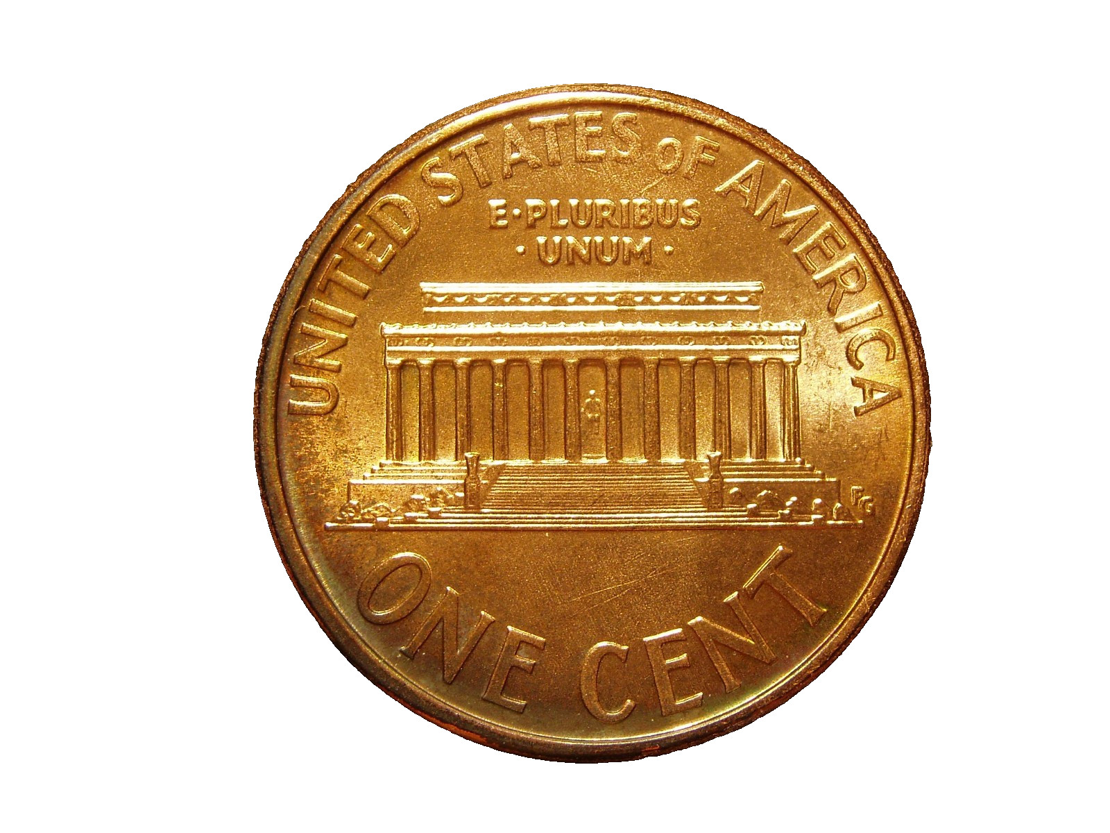 1996 AU LINCOLN MEMORIAL CENT #6