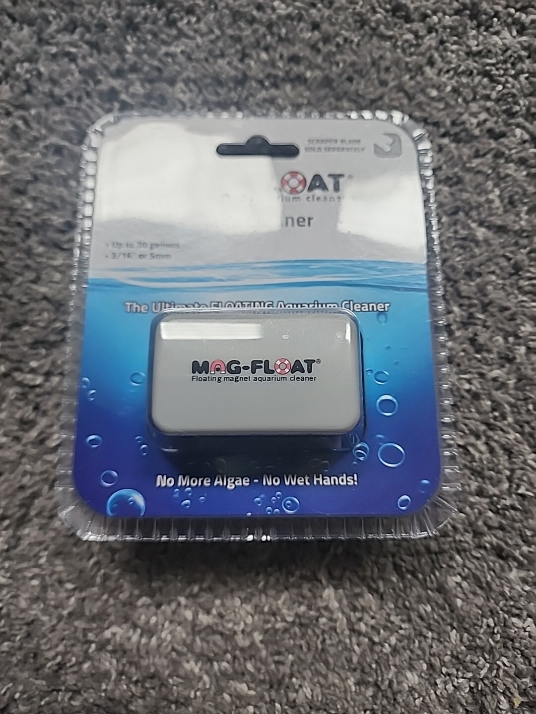Mag-Float Floating Magnet Aquarium Cleaner Glass Cleaner, Small