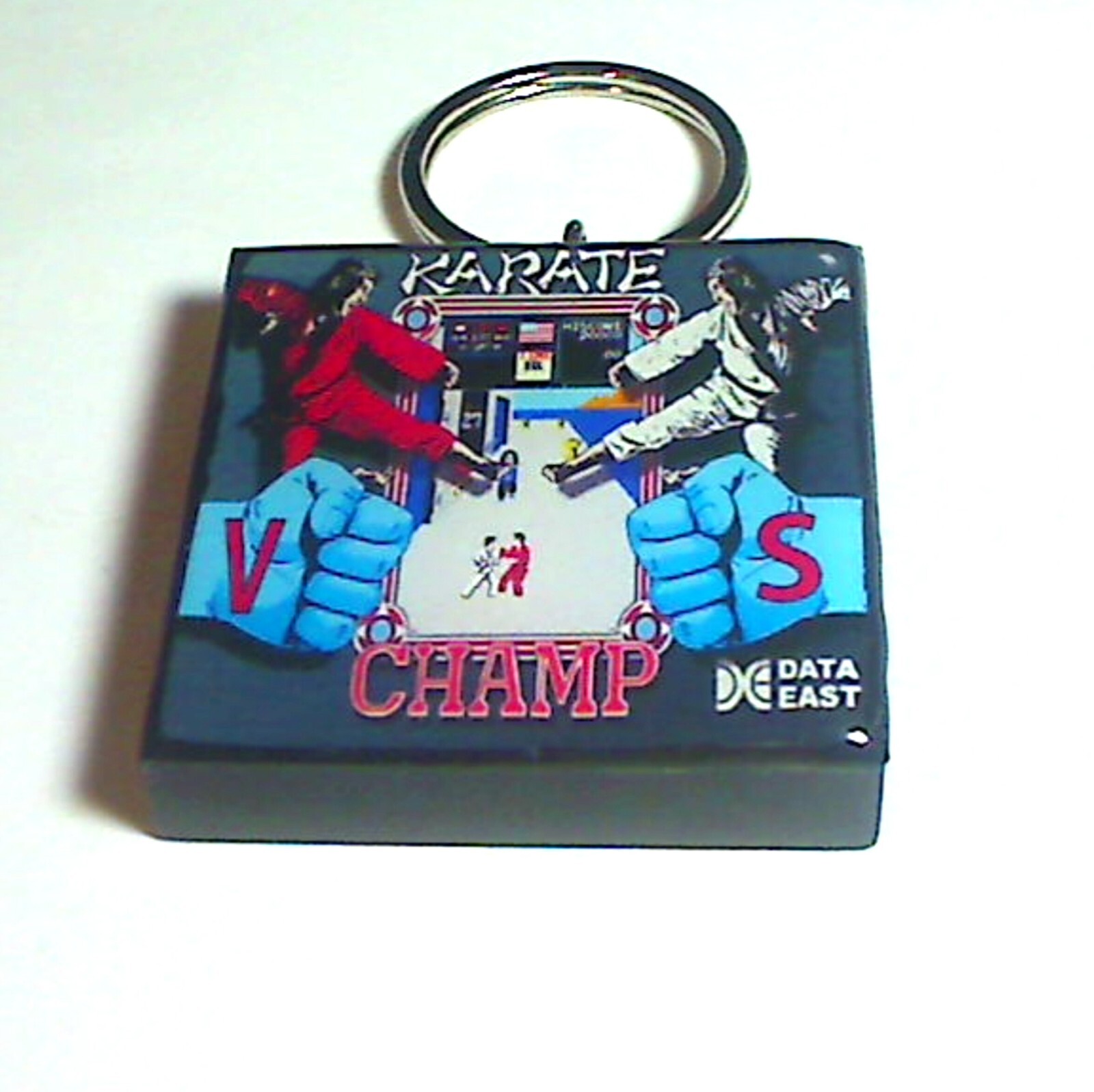 Karate Champ Arcade Coin Door accessory Keychain