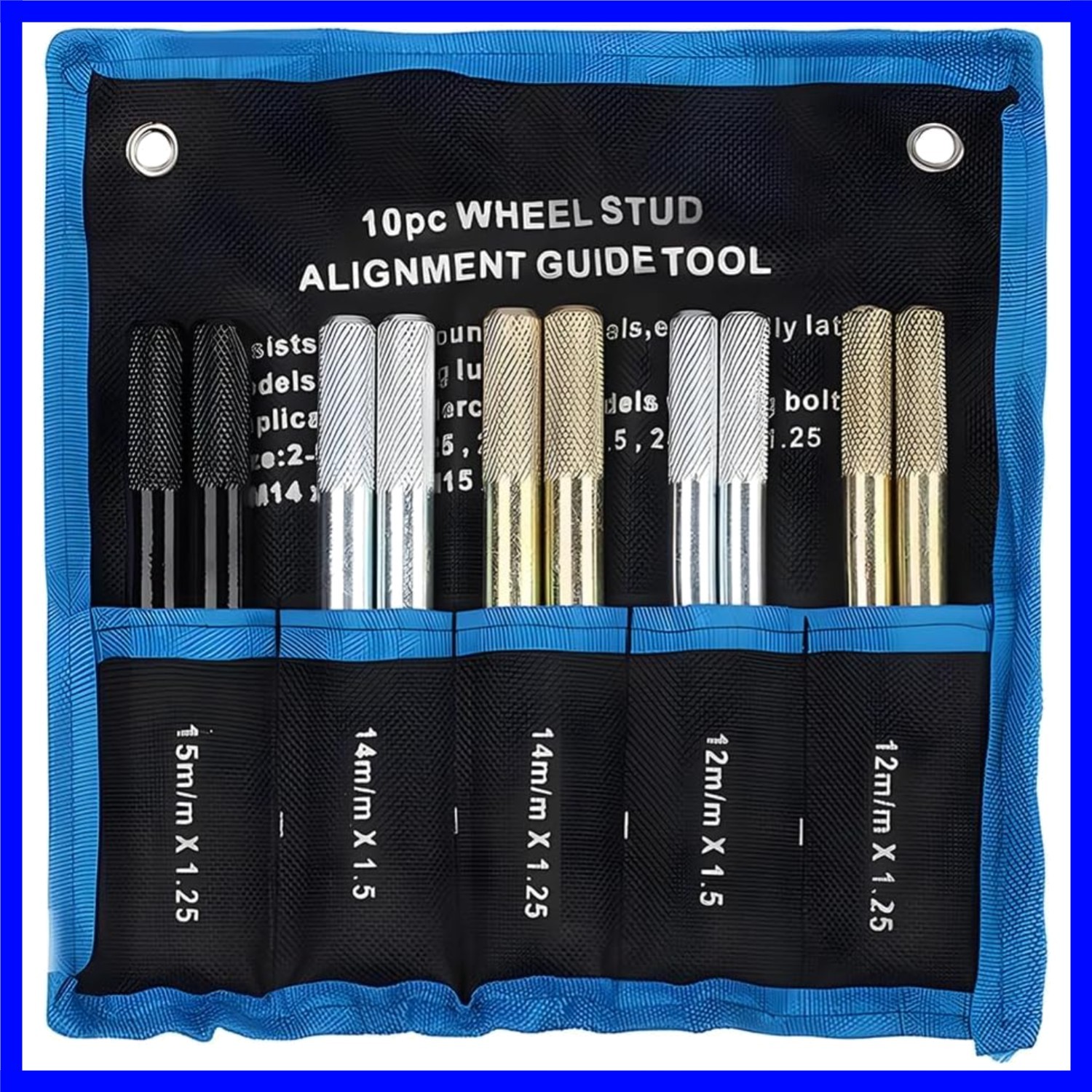 10PCS Vehicle Wheel Hanger Alignment Pin Guide Tool, M14 x 1.5/1.25 M12 x 1.5...
