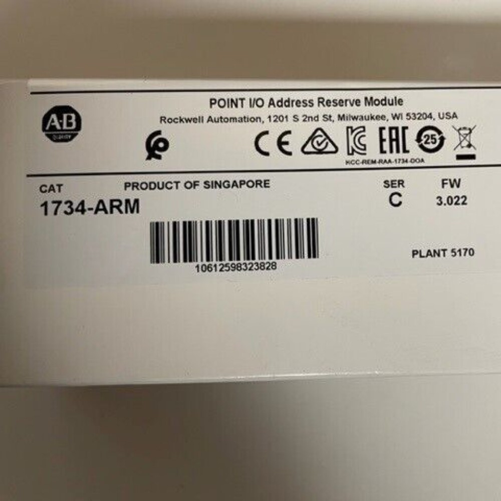 NEW 1734-ARM AB POINT I/O Address Reserve Module 1734-ARM US Free Tax
