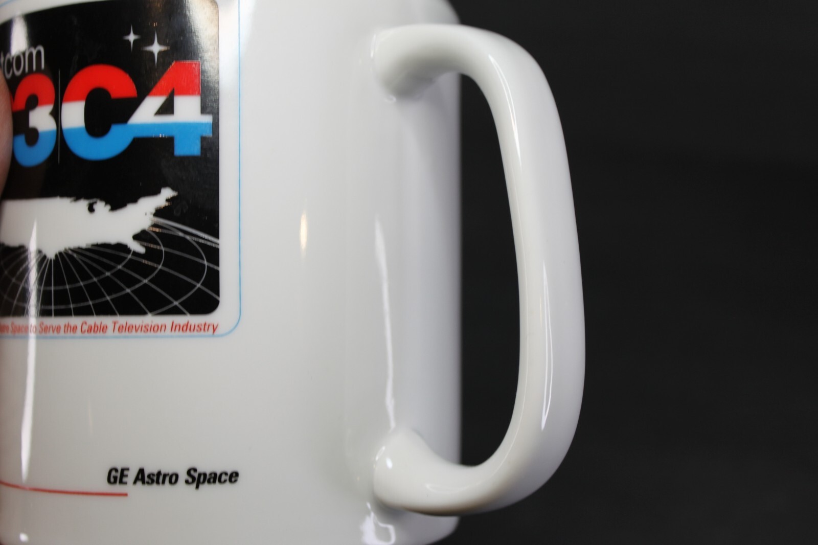 GE Astro Space Communications Satellite C3 C4 / C3C4 Cup Coffee Mug NICE
