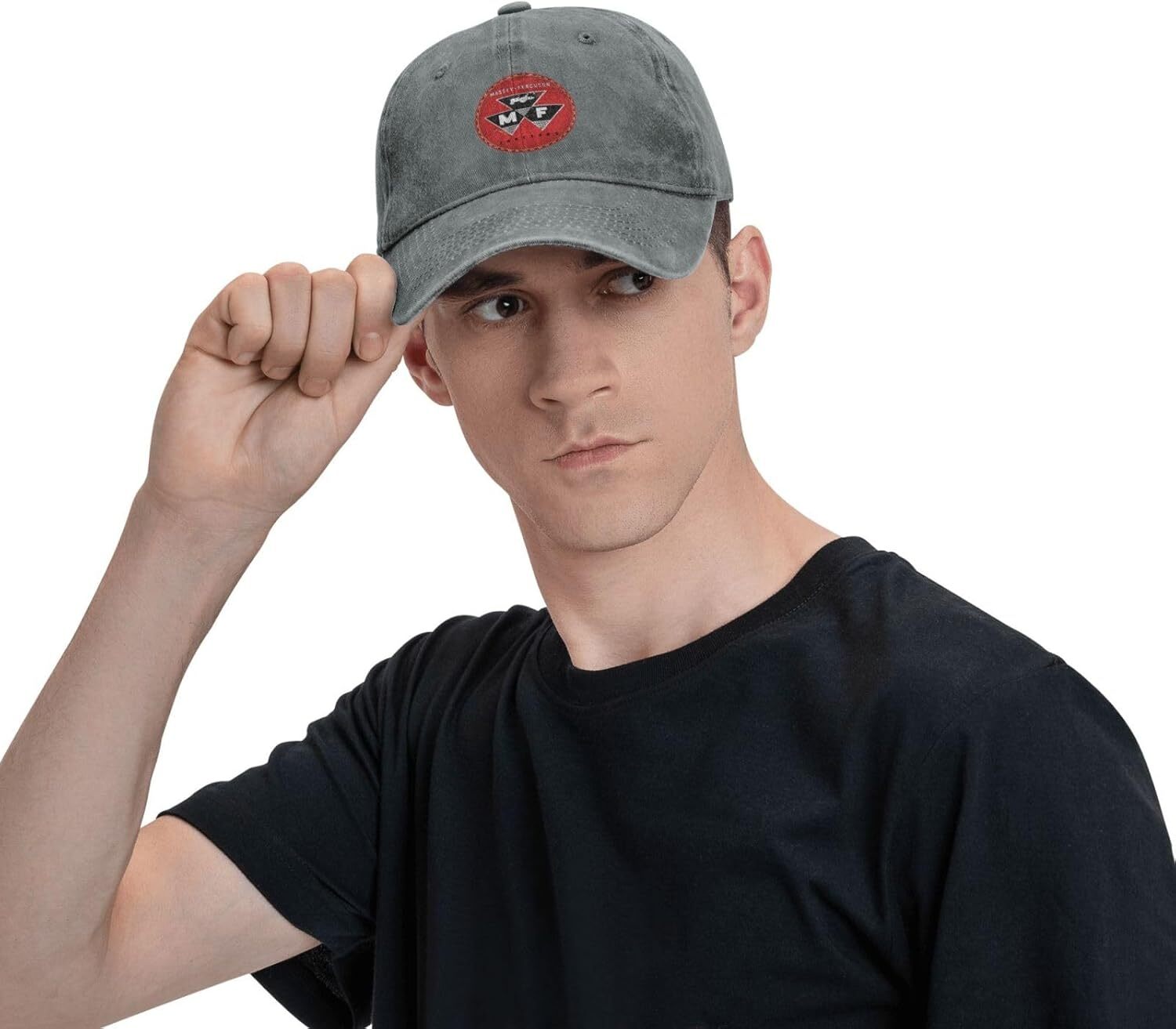 Customized Massey Ferguson Hat Adjustable Personalized printed unisex baseball c