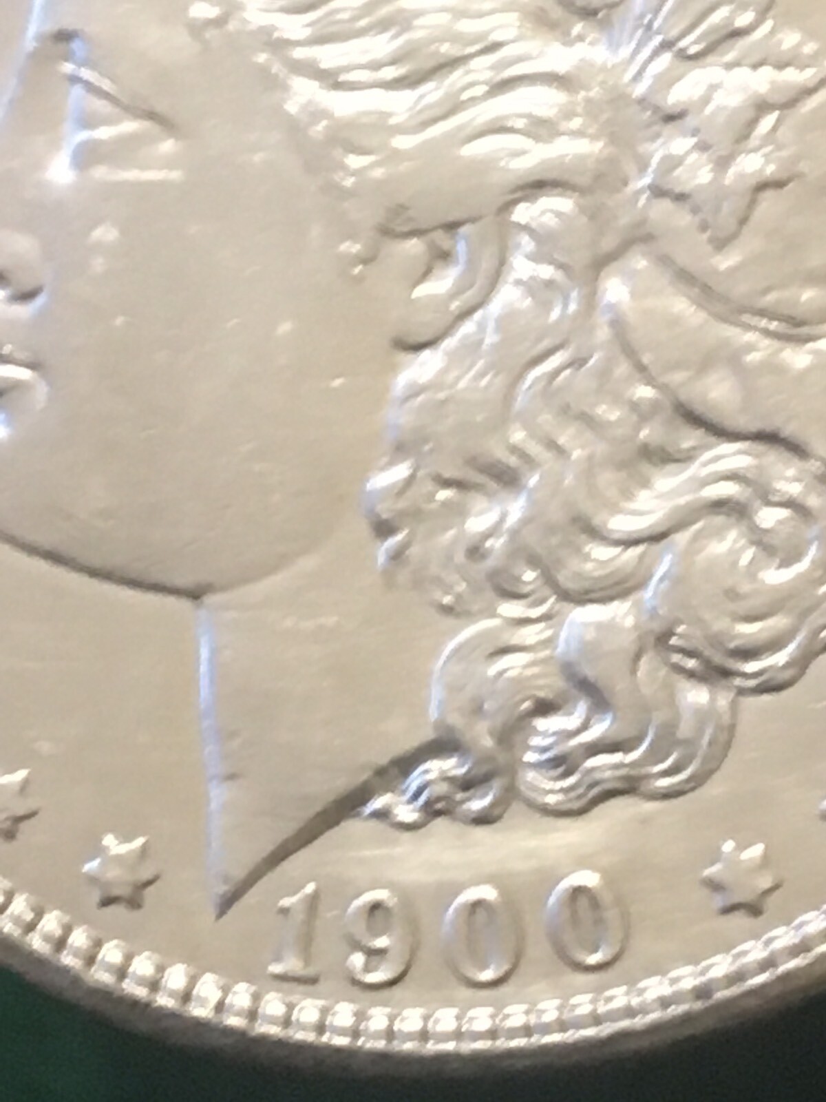 1900 Morgan Silver Dollar UNC Details
