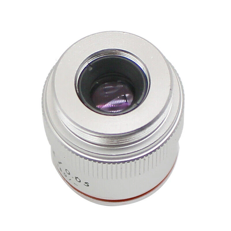 195 1X 2X RMS Achromatic Infinity Objective Lens for Biological Microscope
