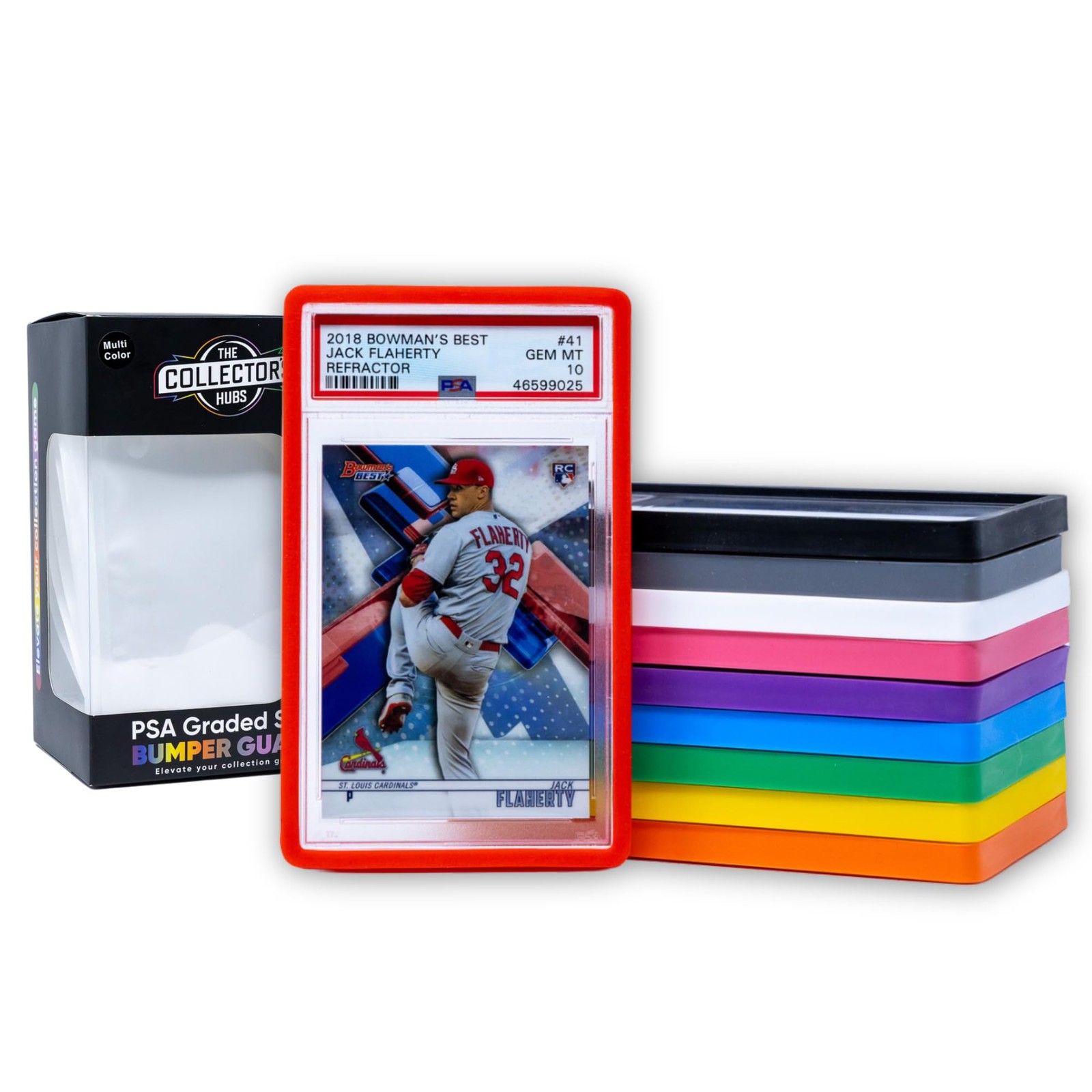 10× PSA Slab Guards – Impact-Resistant 1 Pack of 10 - Multicolor, Multicolor