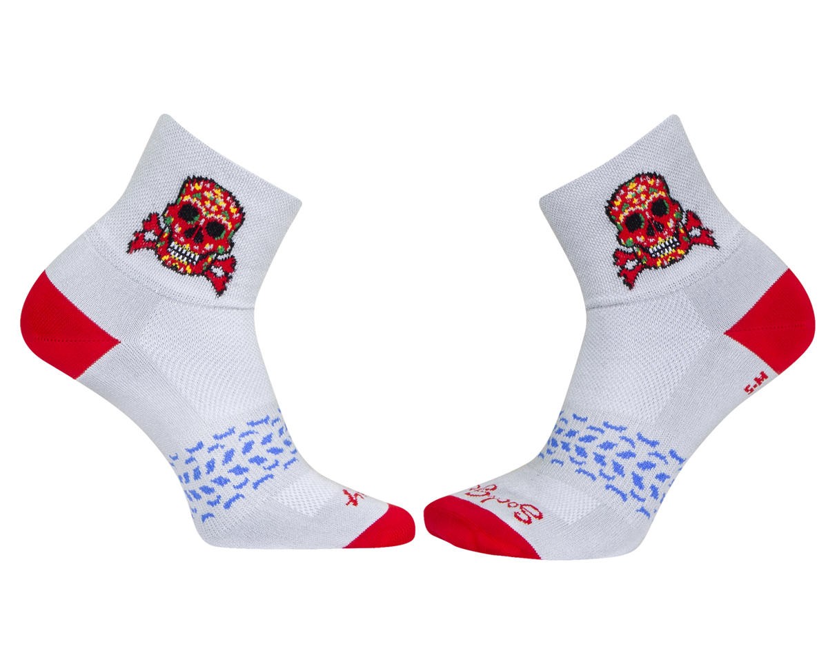 Sockguy 3" Socks (Red Skull)