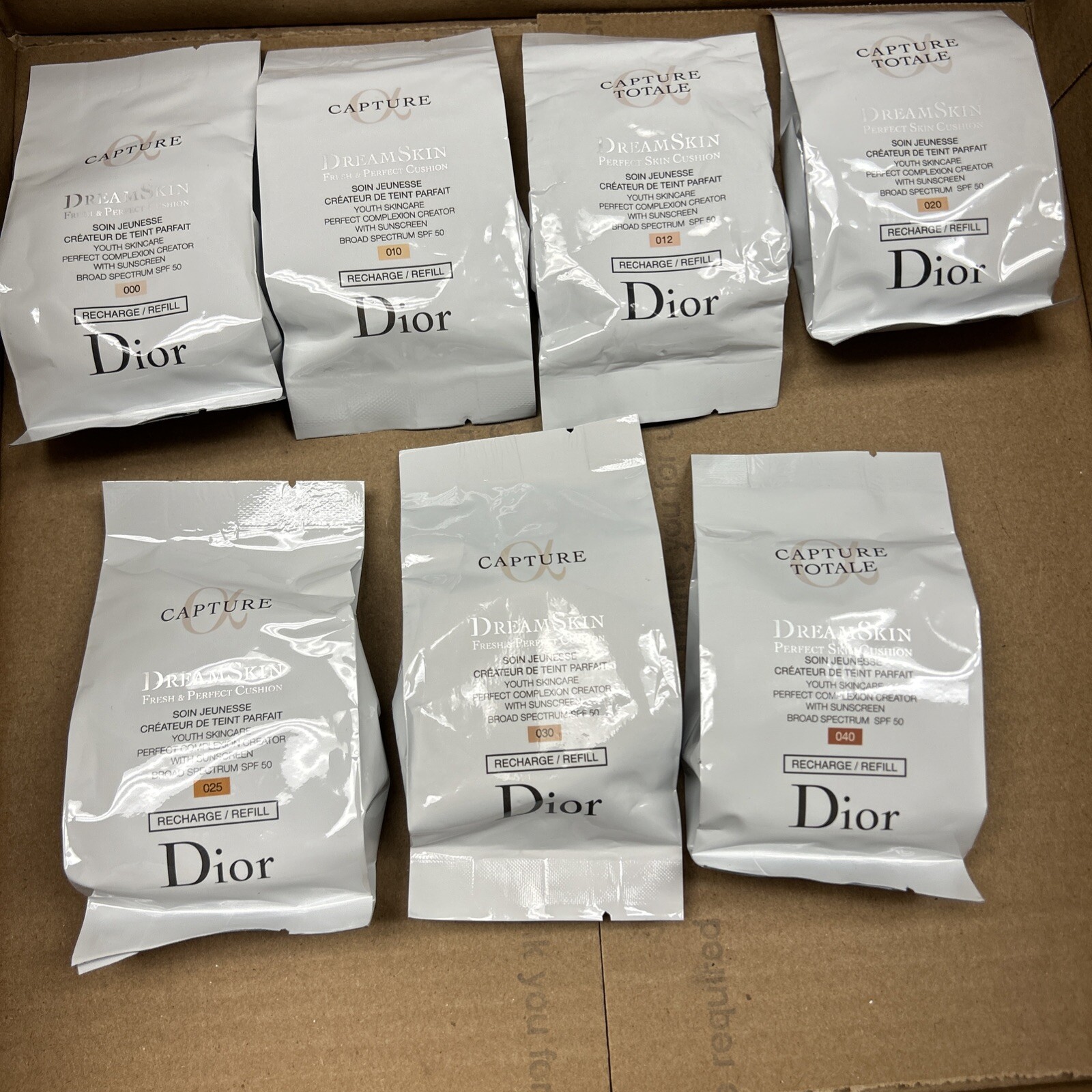 Dior Capture Totale DreamSkin PERFECT CUSHION FOUNDATION Refill  0.5 oz