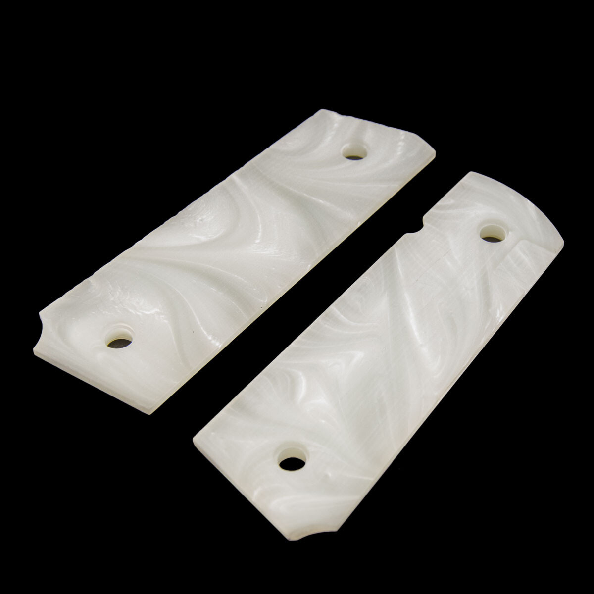 1911 Full Size Polished Mother Of Pearl Grips NEW - Bonus 4 Gold Screws