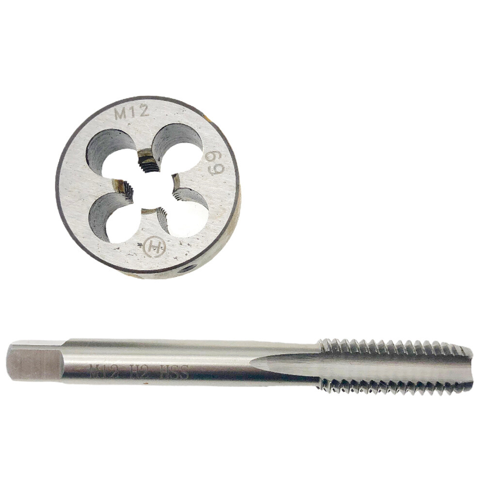 M12 x 1.75 Tap & Die Set Thread Right Hand Metric RH