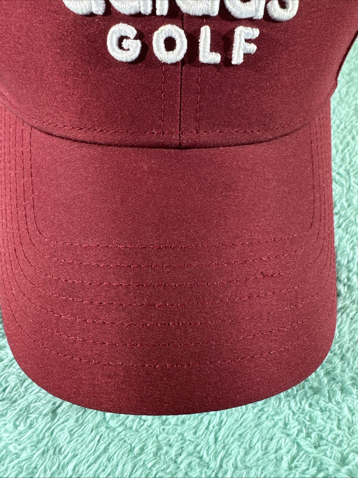 ADIDAS Golf Cap Hat Performance Adjustable Strapback Men Red One Size