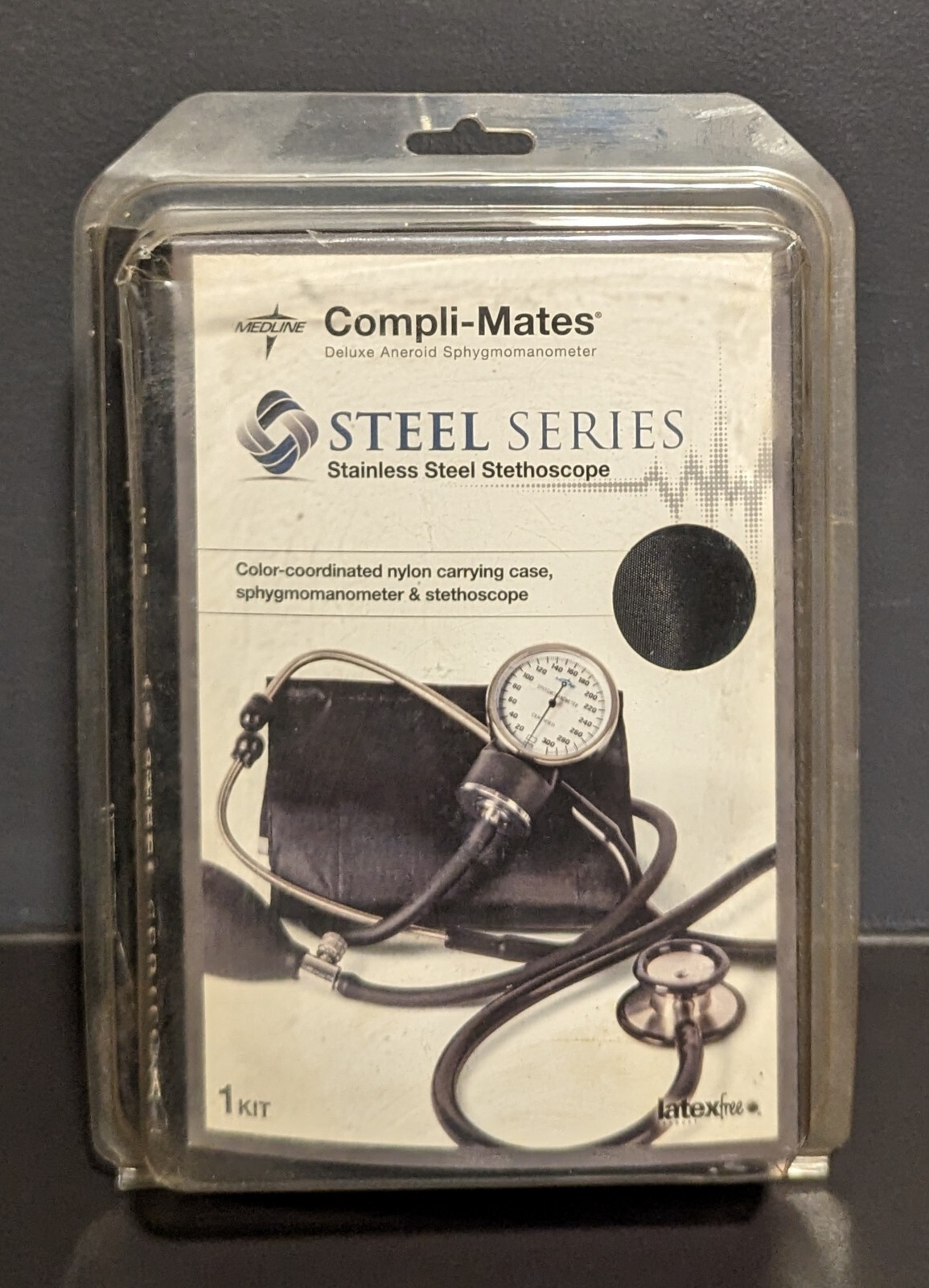 Medline Premium Compli-Mates Kit with Stainless Steel Stethoscope - MDS9140 NOB
