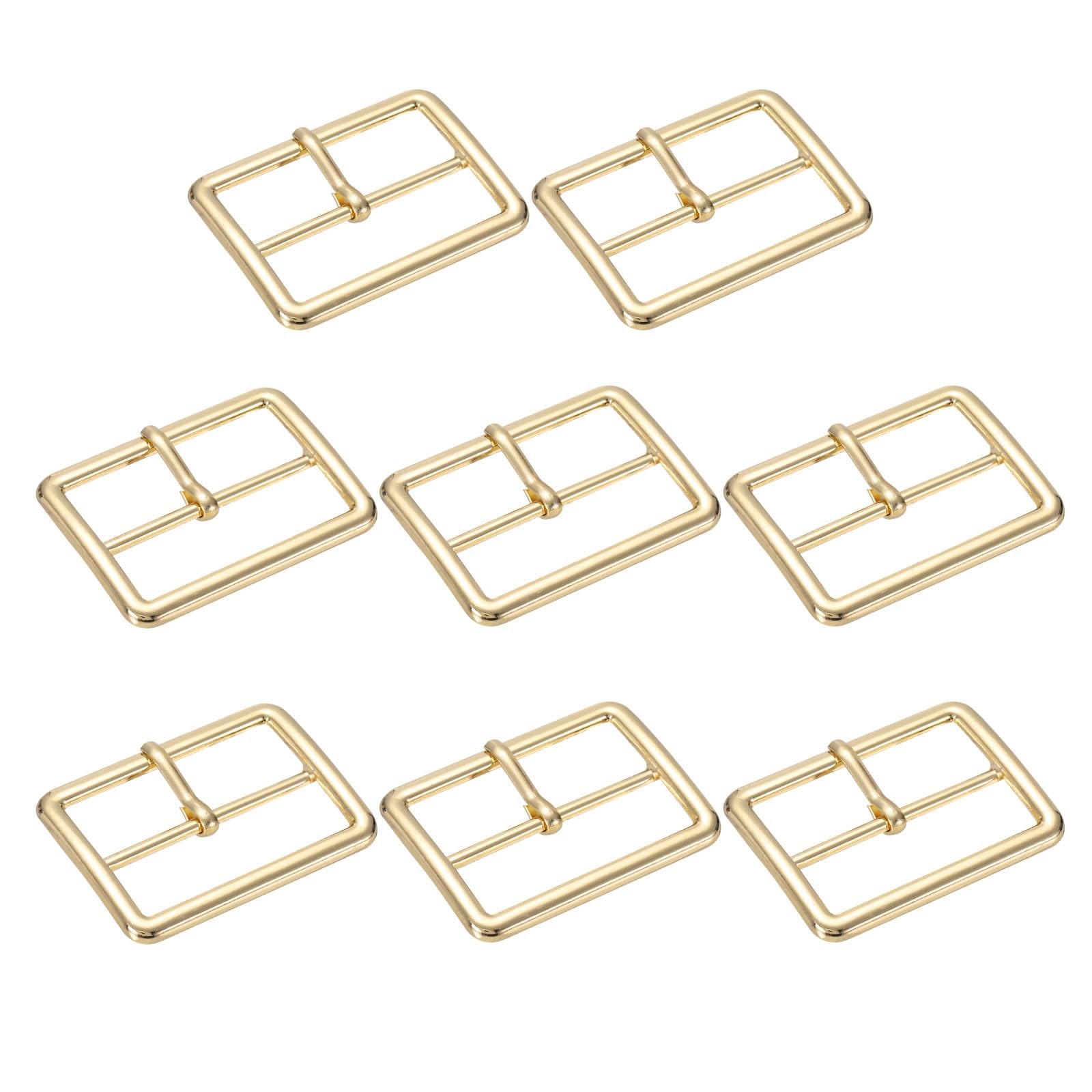 Metal Single Prong Buckle Webbing Belts Center Bar Leather Bags Craft Purse