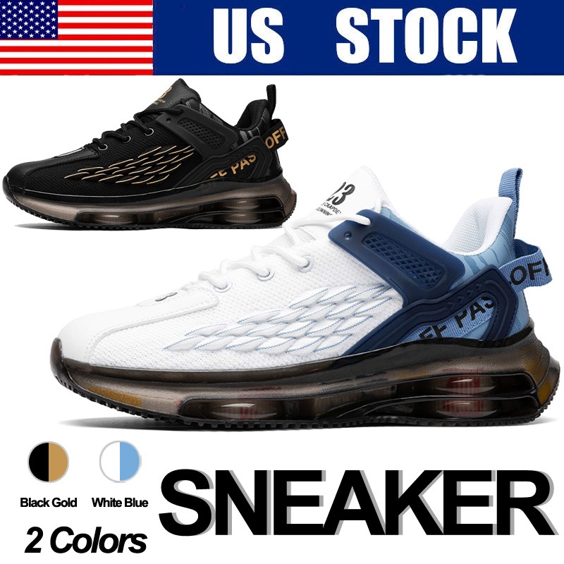 Mens Sport Shoes Outdoor Athletic Tennis Jogging Walking Gym Breathable Non-slip