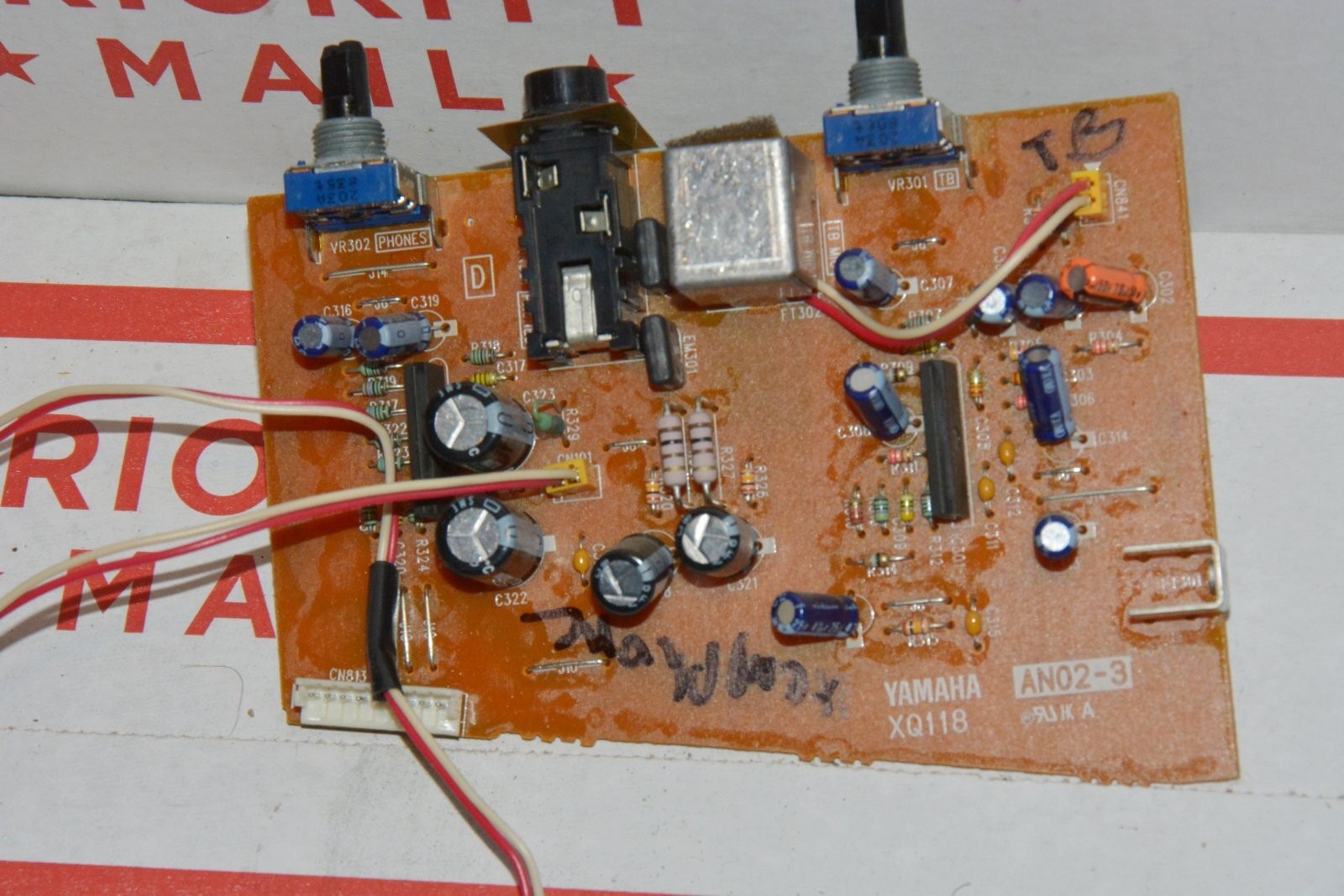 Yamaha O2R mixer Headphone amp/TB volume board tested/working see pix/demo