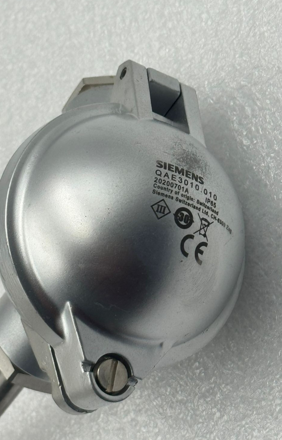SIEMENS QAE3010.010 PT100 immersion temperature sensor