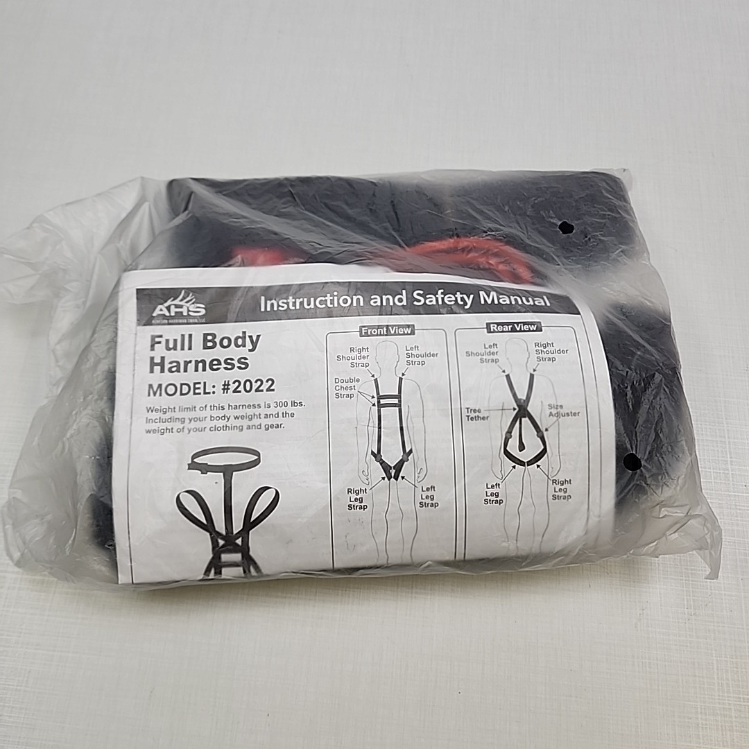 AHS acheson Harriman Swan tree stand hunting safety harness NIP. model 2022