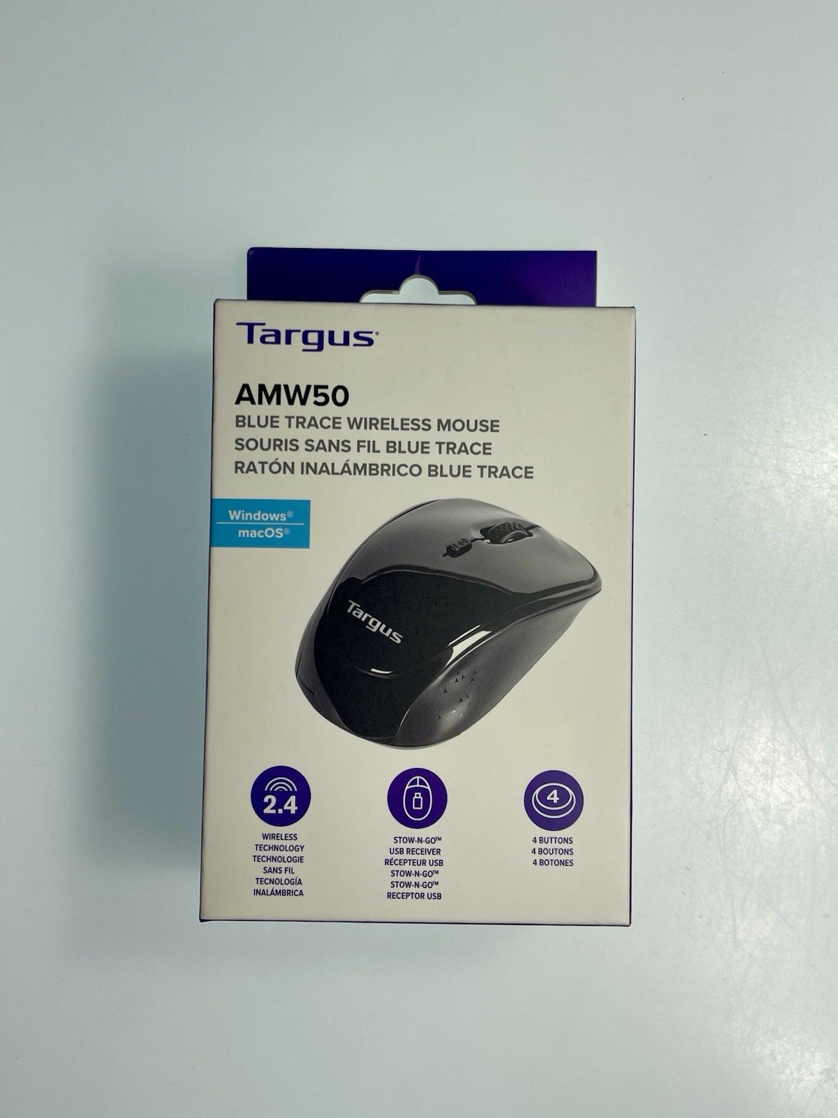 Targus AMW50 Blue Trace Wireless Mouse AMW50US