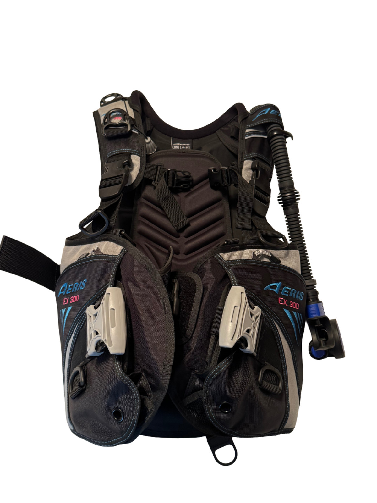 Aeris EX300 Women’s BCD XS 4-6 w/ Oceanic Air XS2 Inflator Regulator Used Once