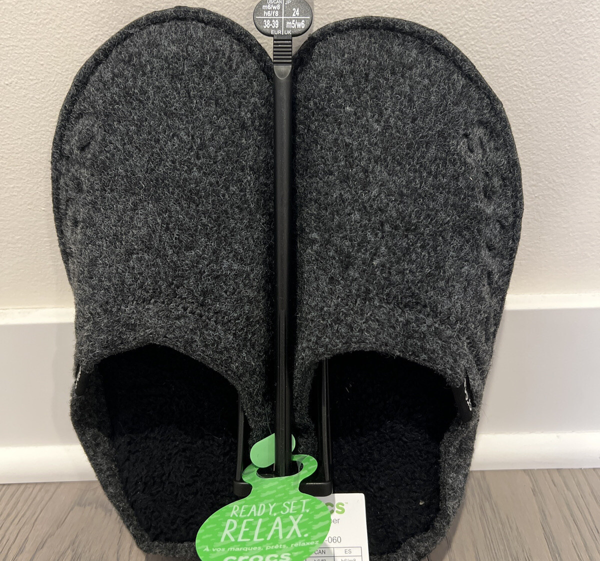 Crocs Bays Slipper 205917-060 Size M8/W10