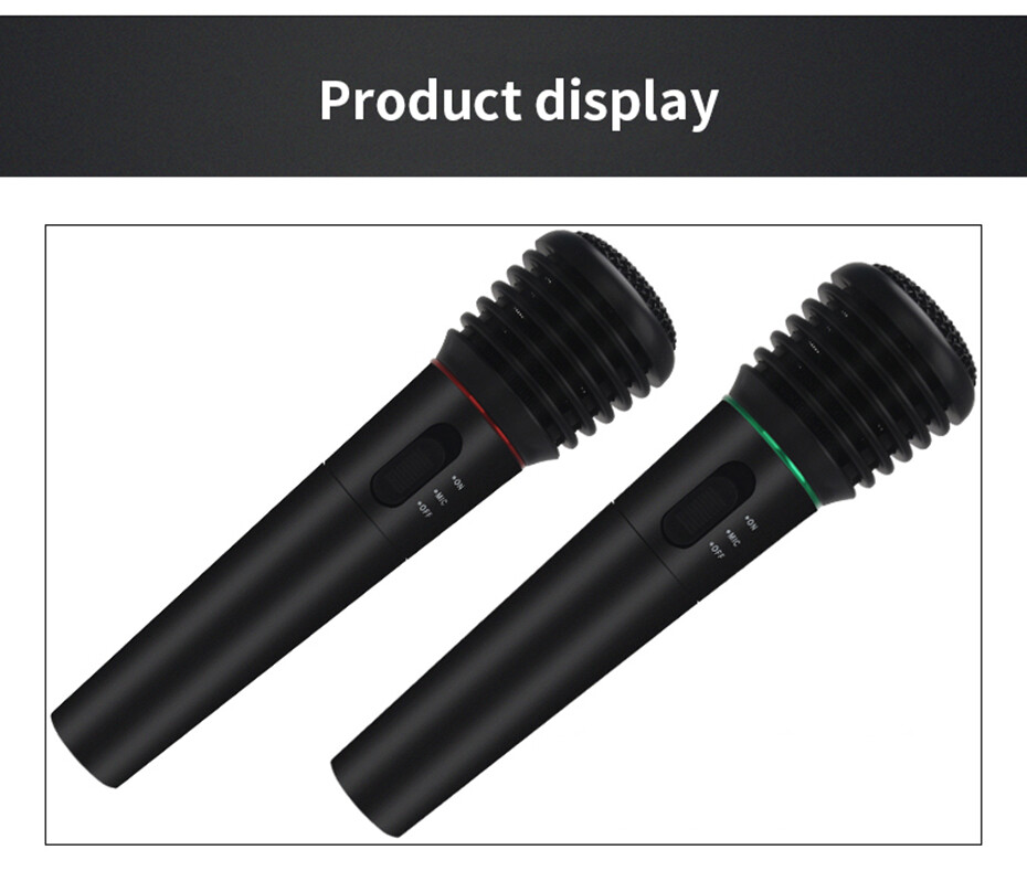 Professional Handheld Wired/Wireless Dynamic Microphone Karaoke Singing Music US