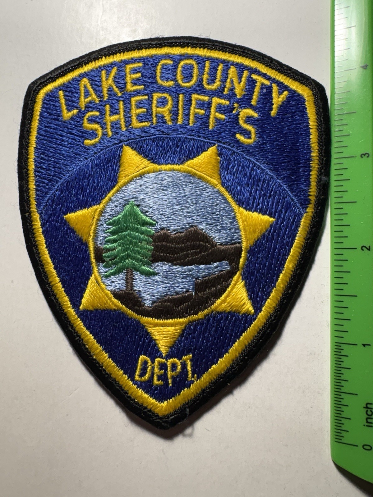 Lake County California Sheriff Patch