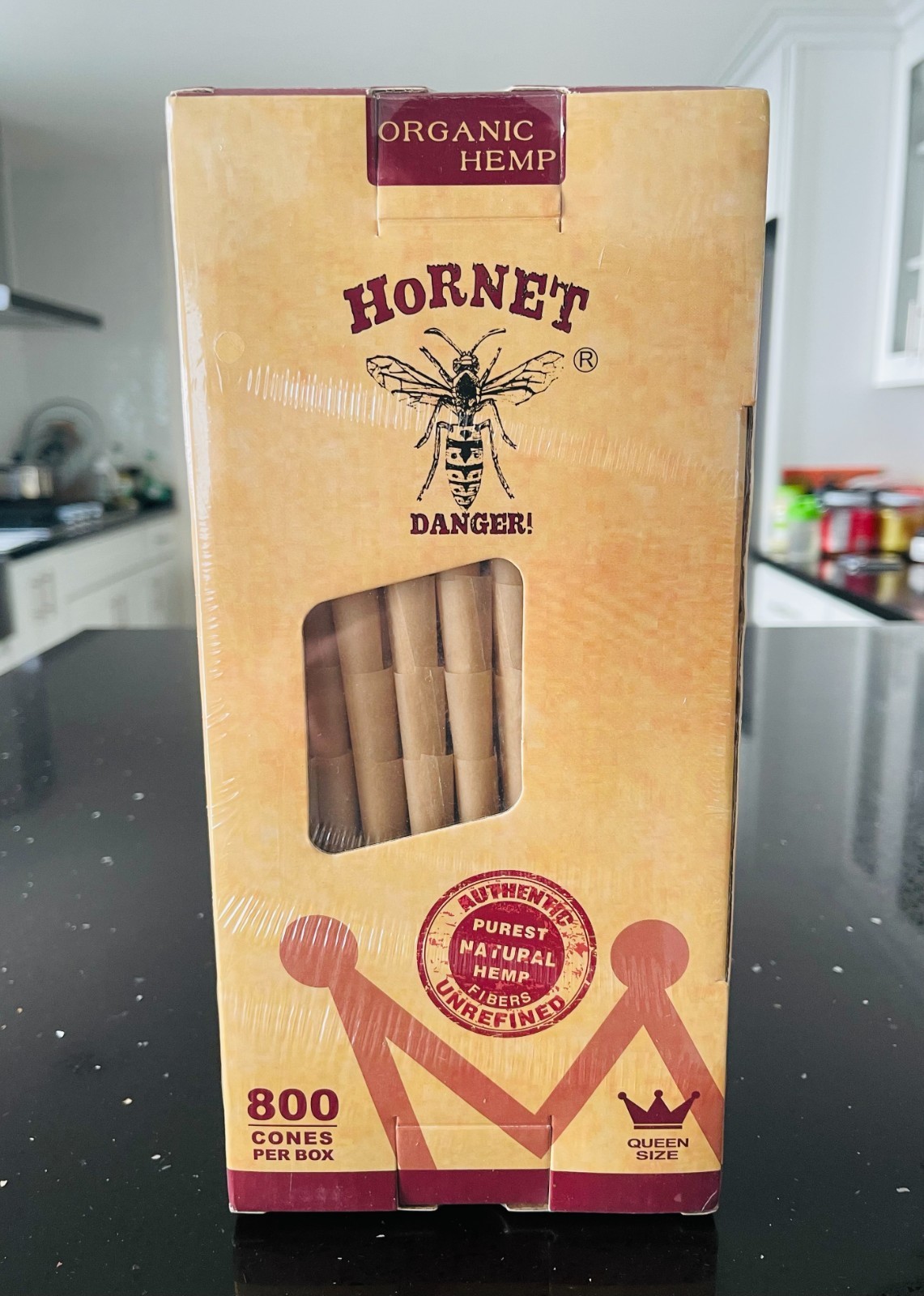 Queen Size Pre Rolled Cone W/Filter Tips x 800 Cones
