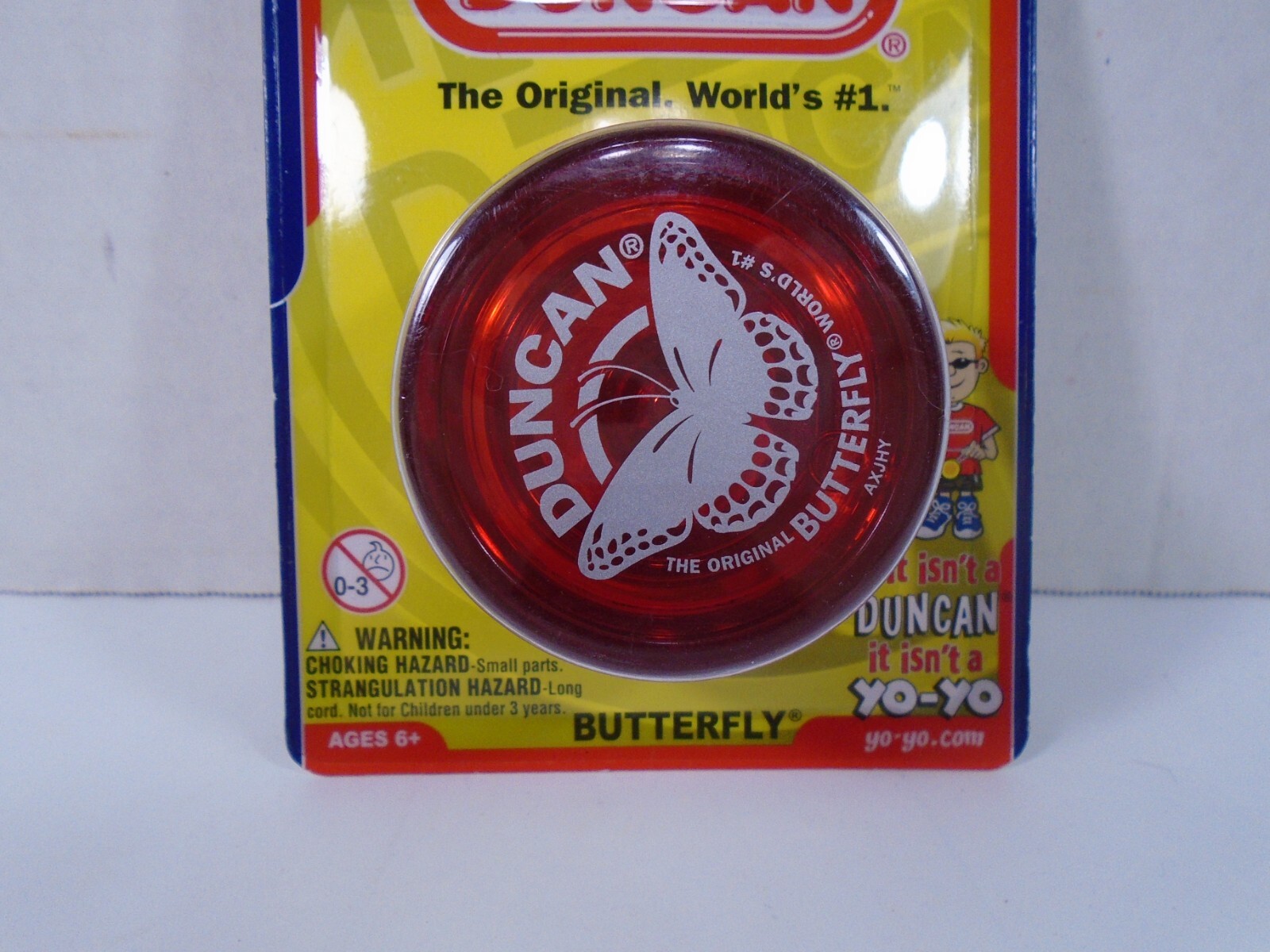2023 DUNCAN--RED BUTTERFLY YO YO (NEW)