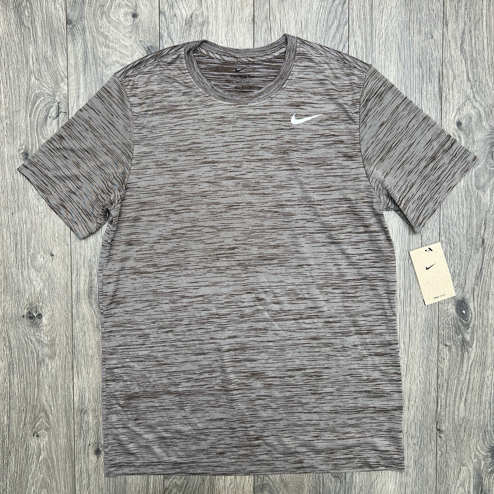 Nike Running T Shirt Shirt Size Medium Mens Baroque Brown Veneer Dri Fit Legend