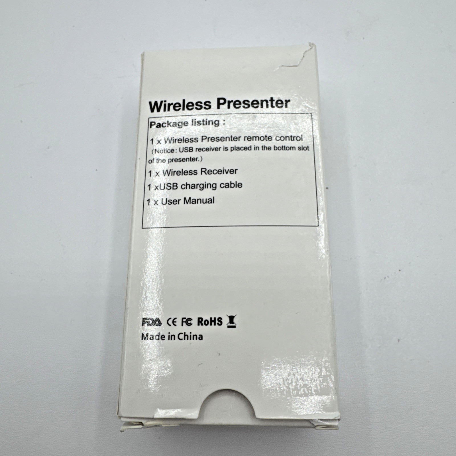 DinoFire D06 Green Laser Presentation Clicker Wireless USB Rechargeable Remote