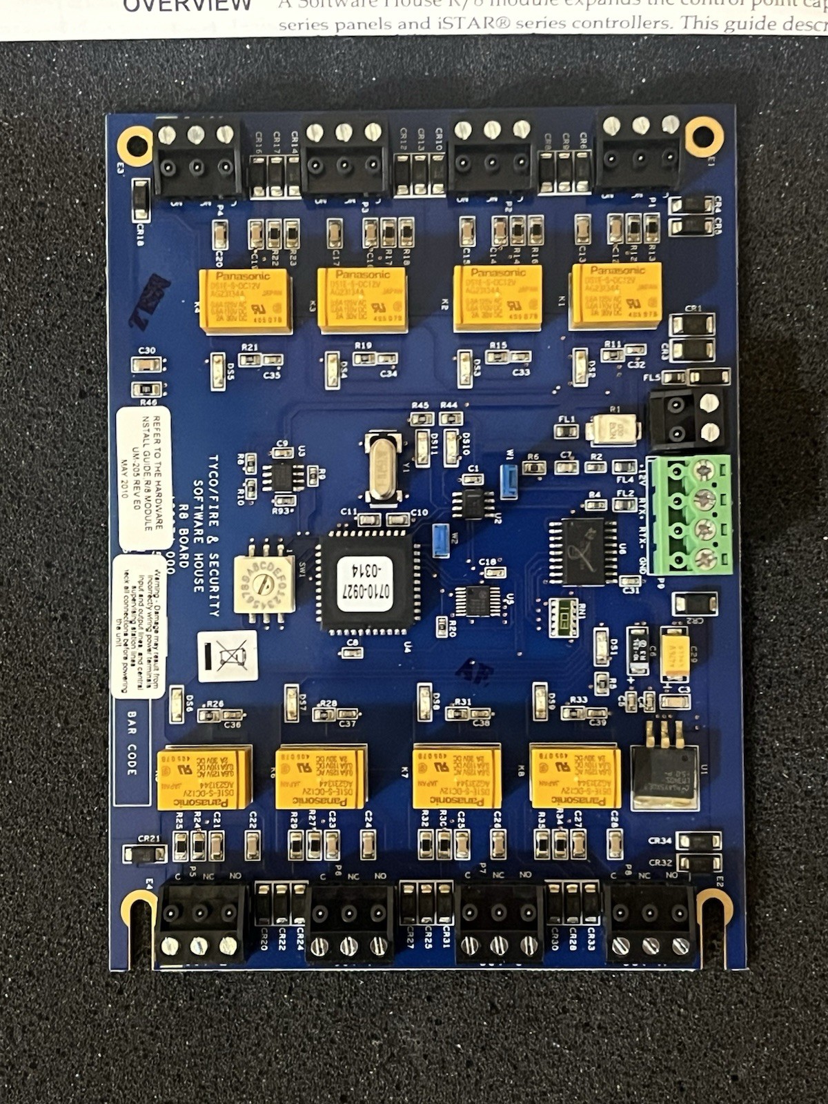 Software House R-8 Module Relay Board AS0074-000