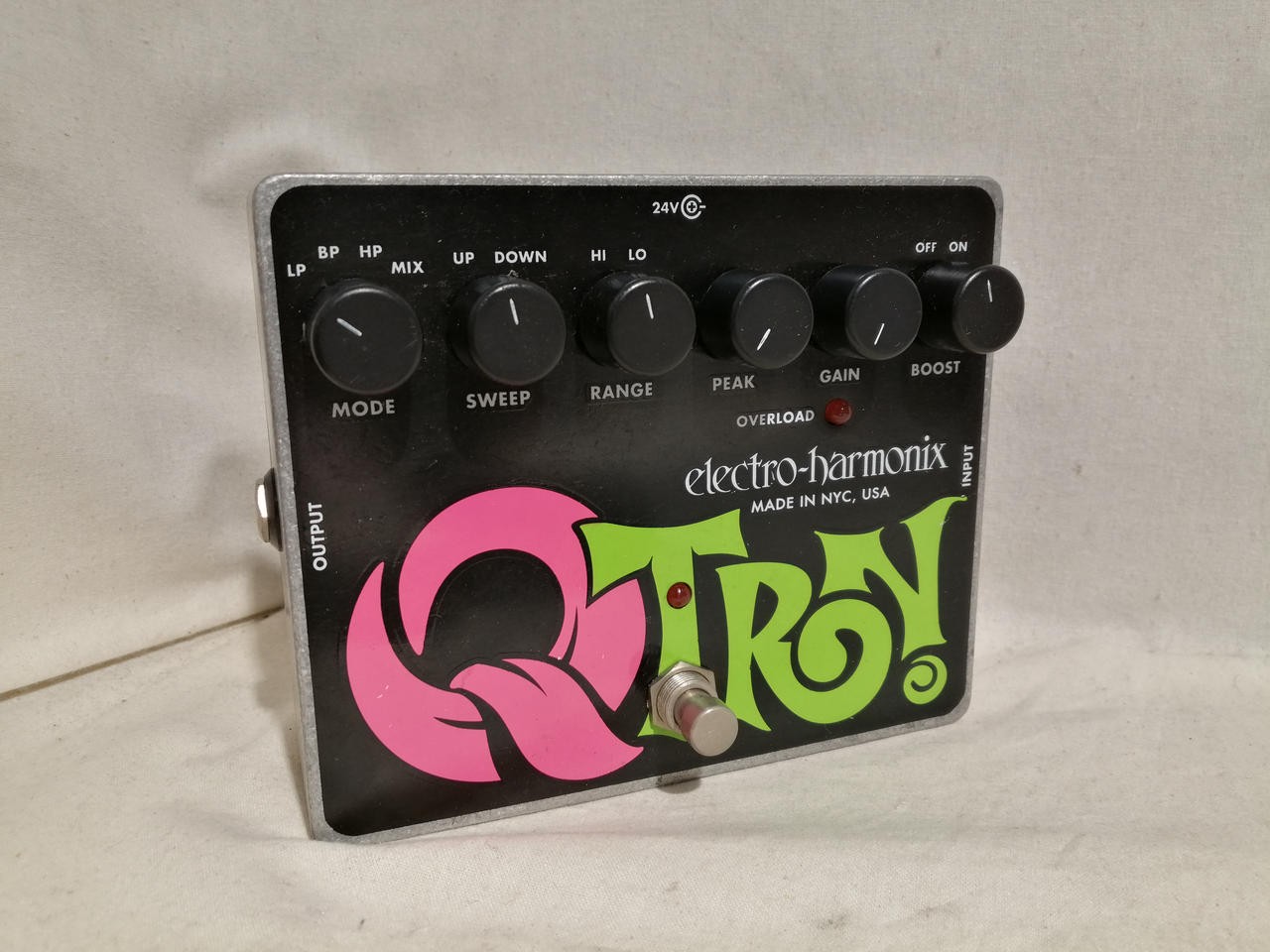 Electro-Harmonix QTRON Envelope Filter Guitar Effect Pedal Used