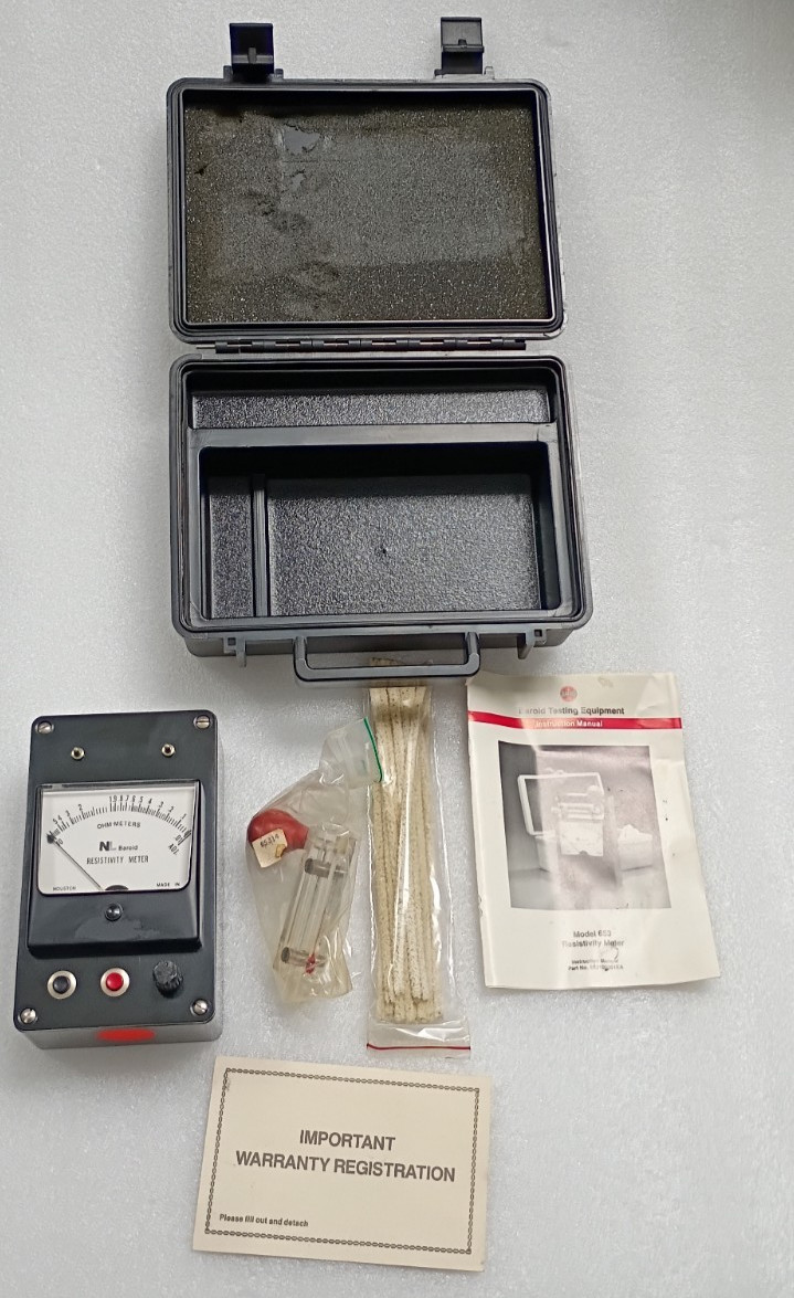 Resistivity Meter Baroid Model 653 New Other Resistivity Meter New Old stock