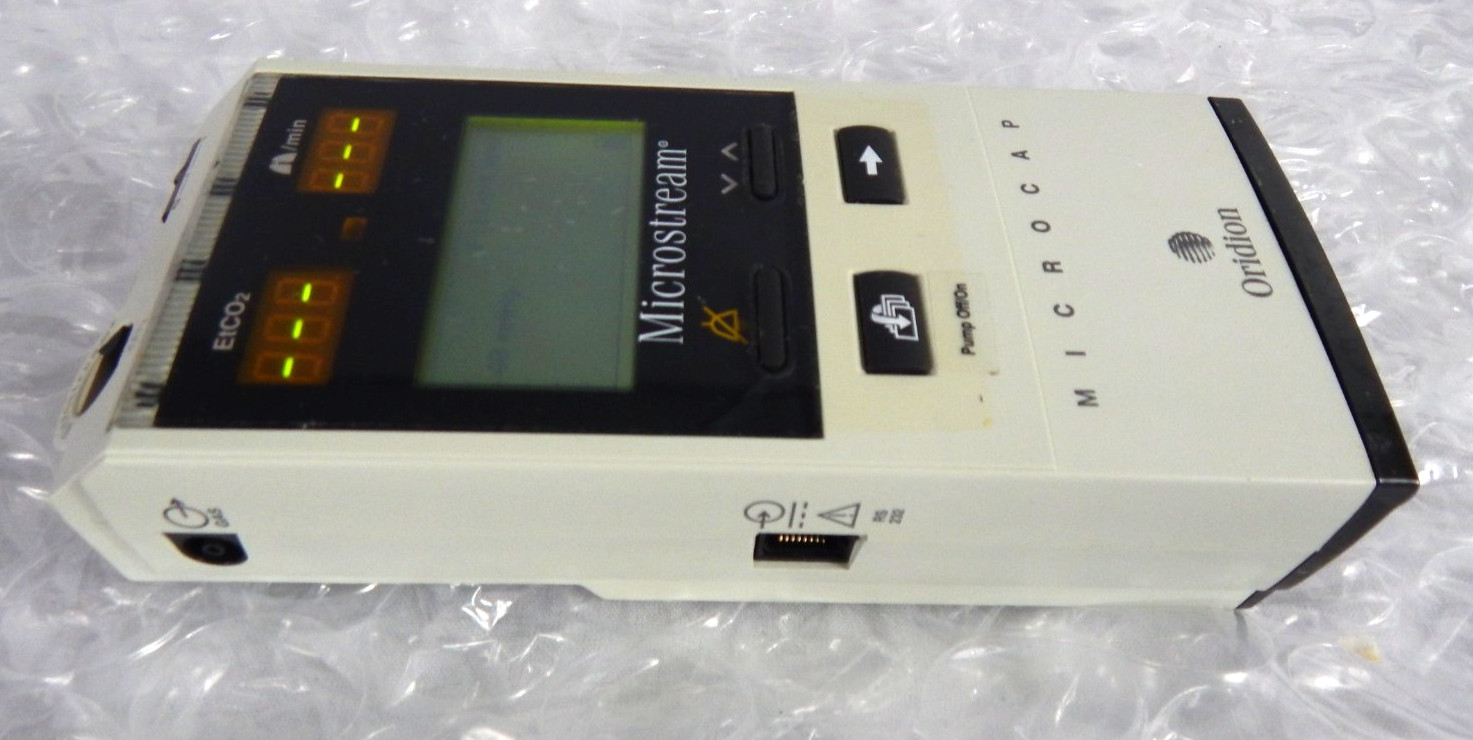 ORIDION MICROCAP HANDHELD CAPNOGRAPH S/N 850